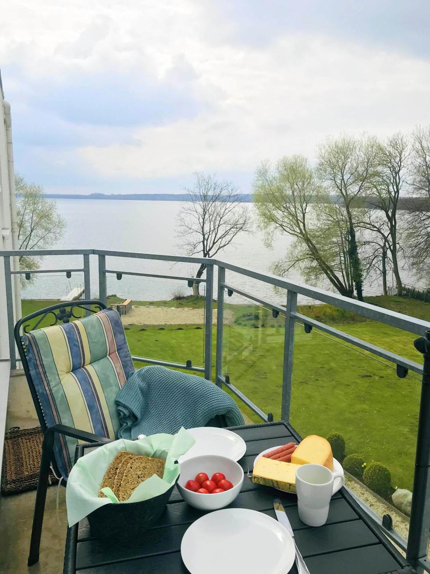 Fewo Sama, Balkon Zum Ploener See Ascheberg  Luaran gambar