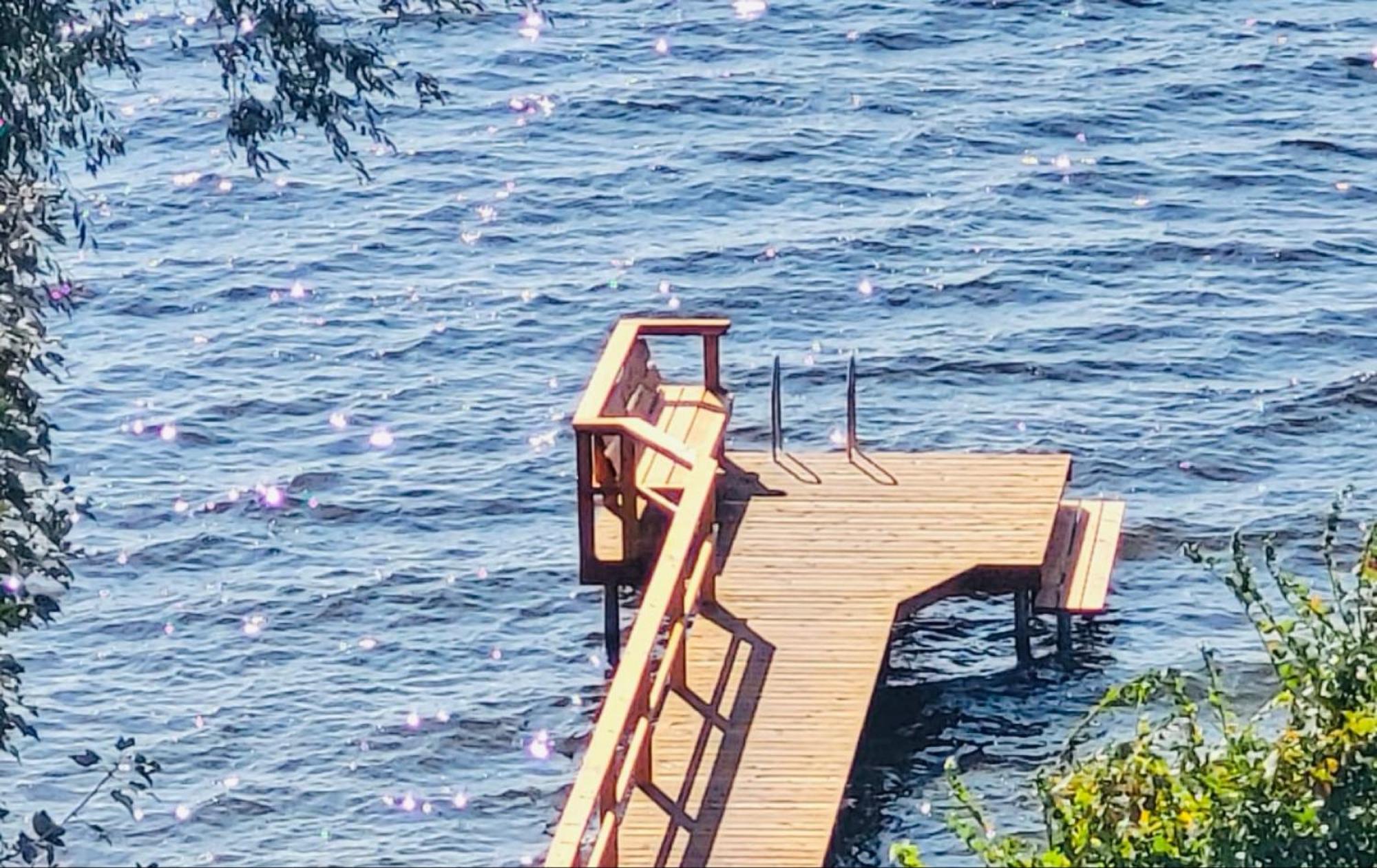 Fewo Sama, Balkon Zum Ploener See Ascheberg  Luaran gambar