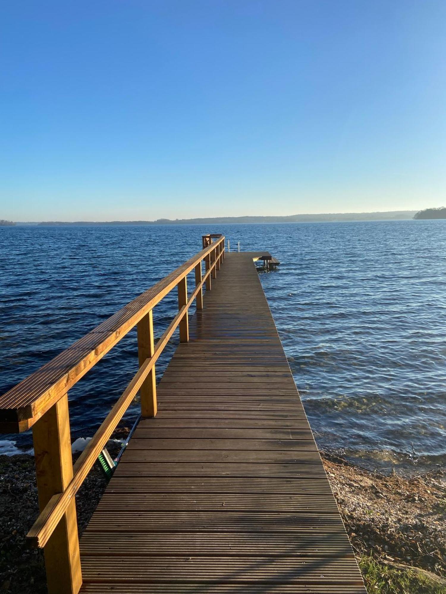 Fewo Sama, Balkon Zum Ploener See Ascheberg  Luaran gambar